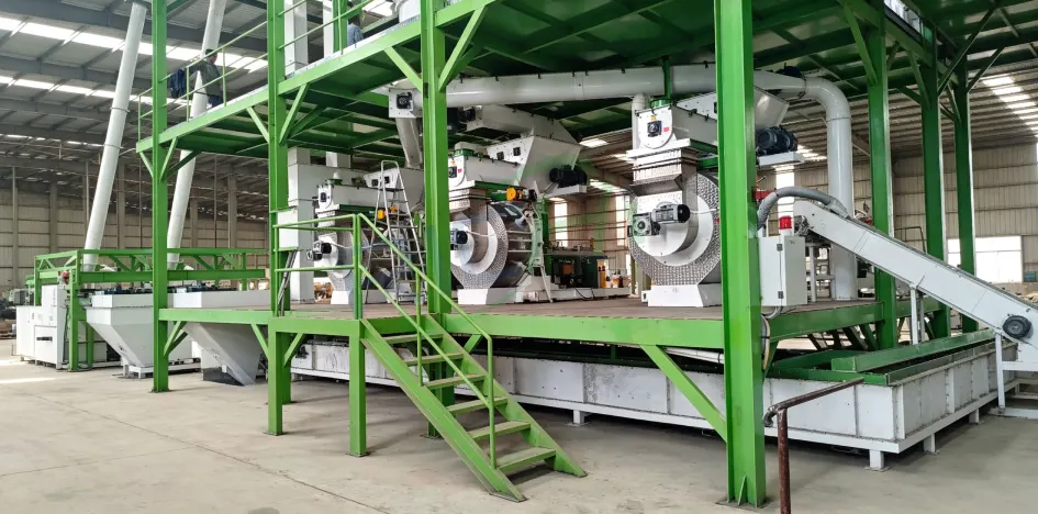 20T/H full automatic wood pellet production line for wood sawdust pellet making