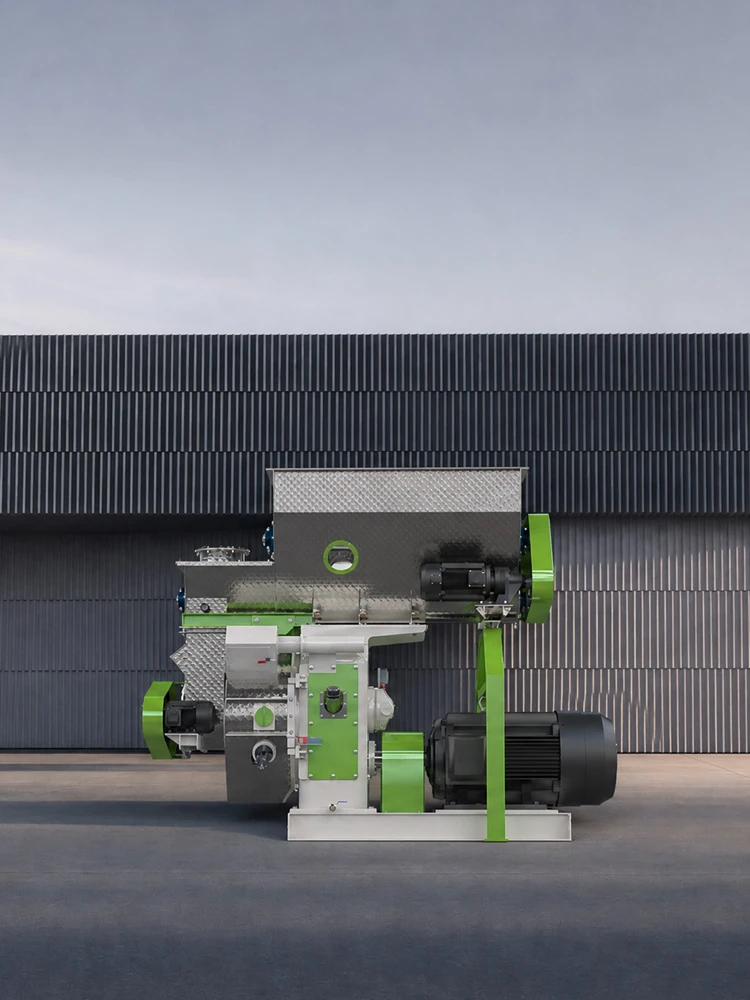 Wood bagasse pellet mill machine for making biomass fuel pellets from wood and bagasse